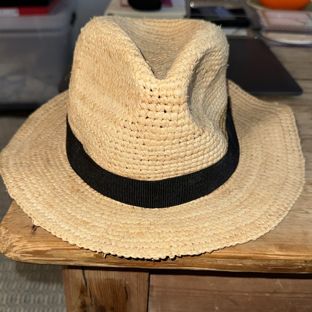 J. Crew Natural Straw Hat